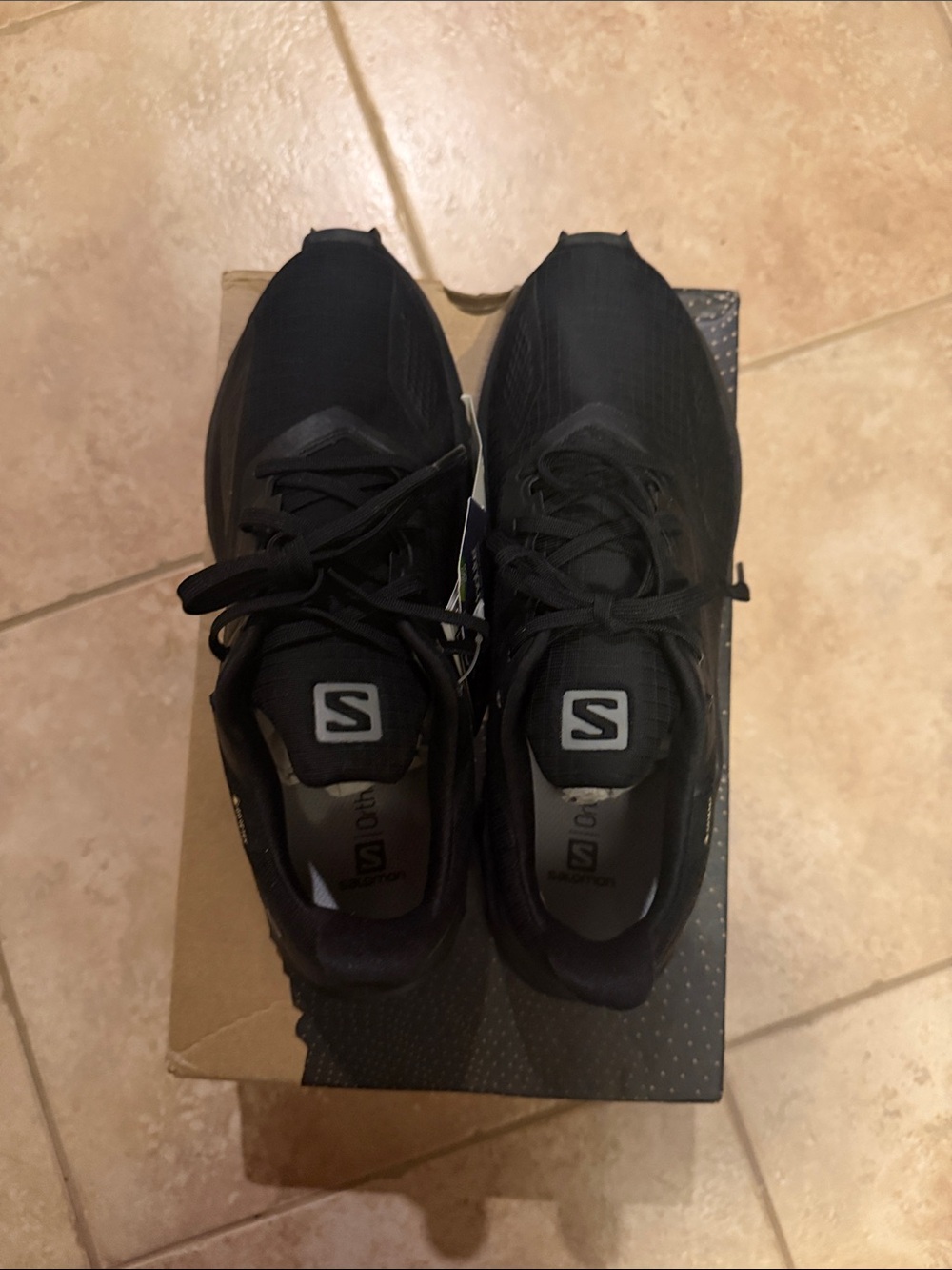SALOMON women’s ALPHACROSS BLAST GTX  EnergyCell for Trail Running Sneakers - Picture 4 of 16